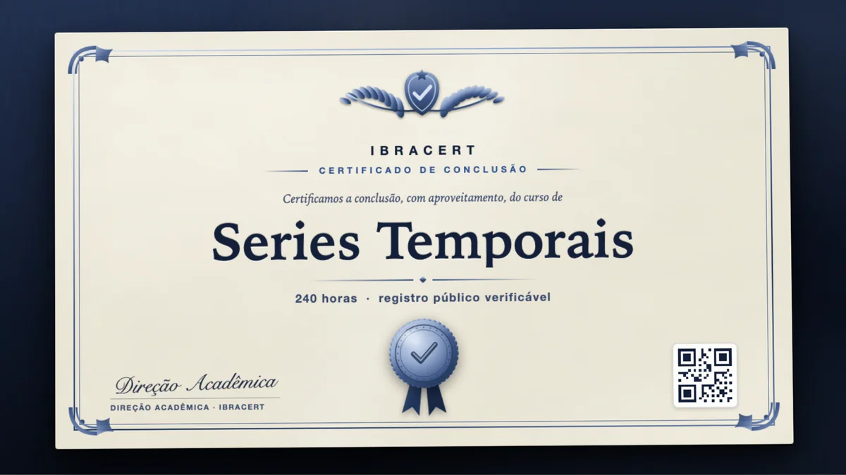 Capa do curso Series Temporais
