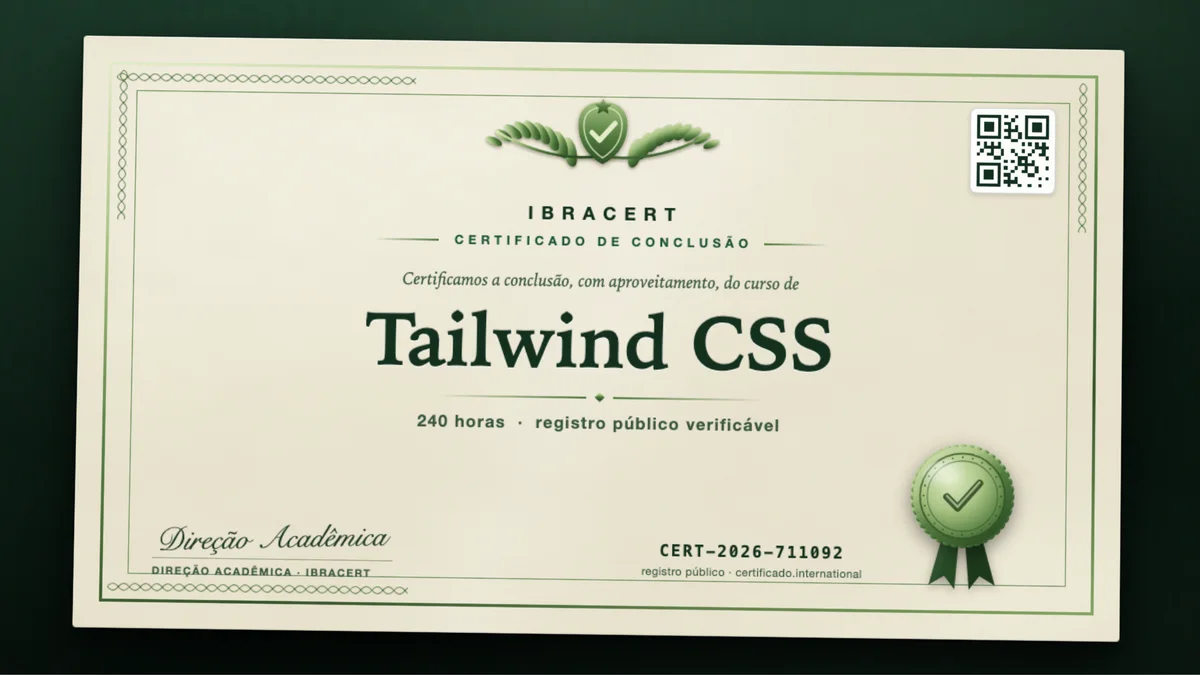 Capa do curso Tailwind CSS