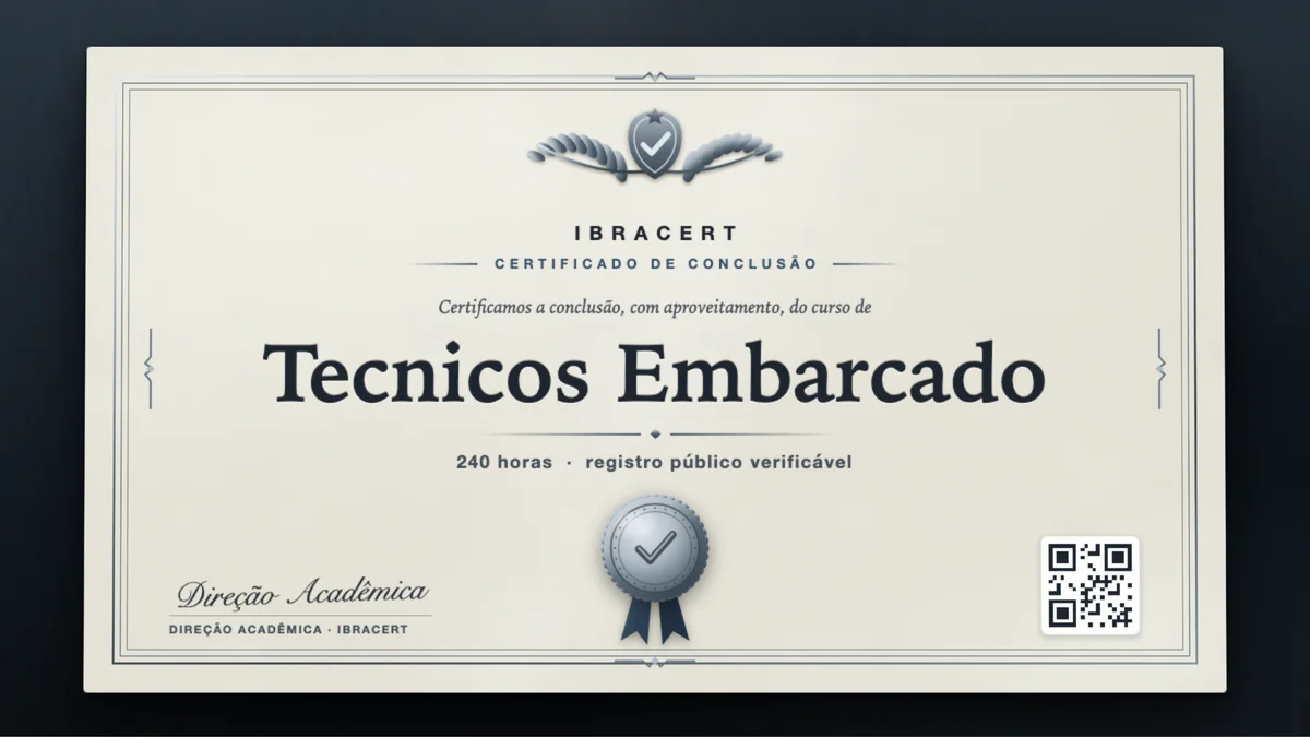 Capa do curso Tecnicos Embarcado
