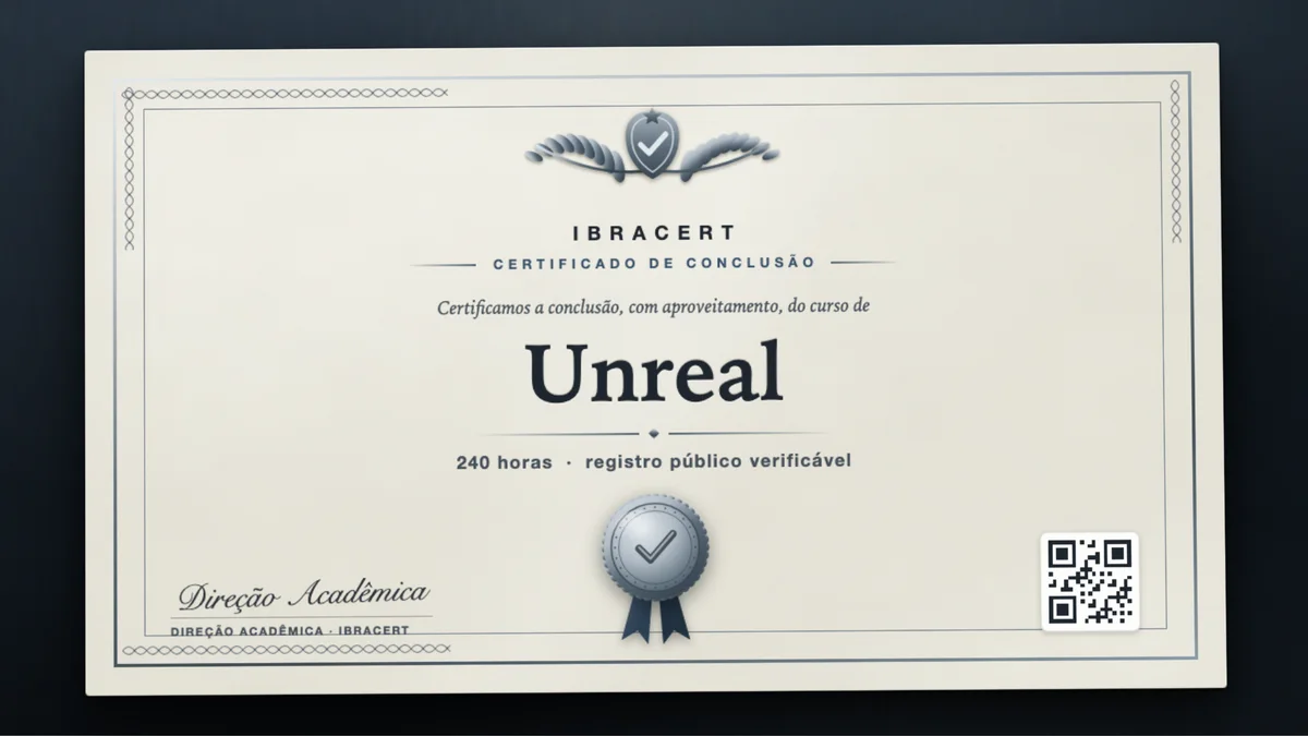 Capa do curso Unreal