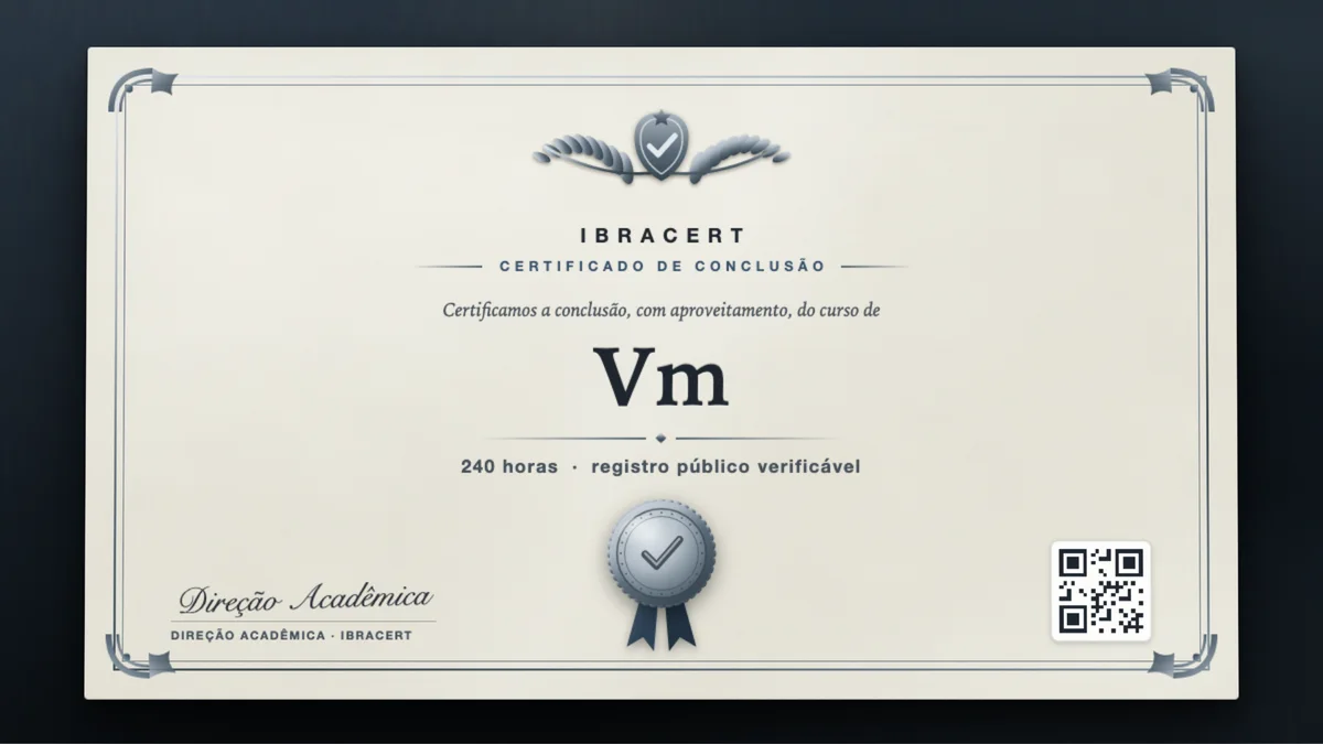Capa do curso Vm