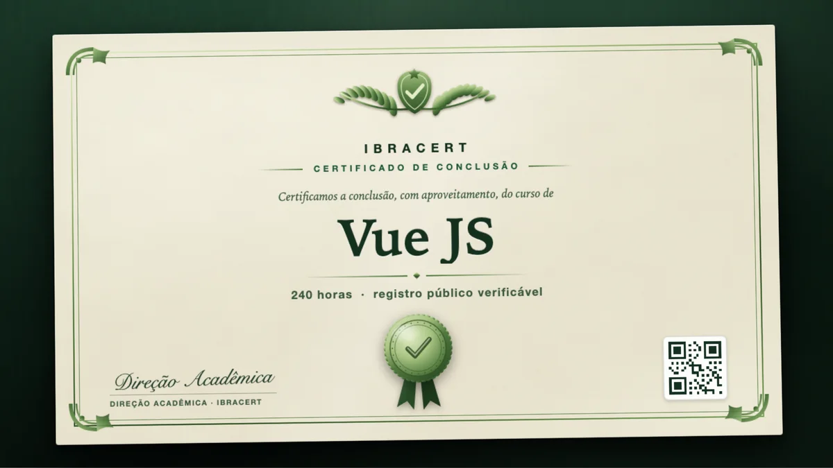 Capa do curso Vue JS