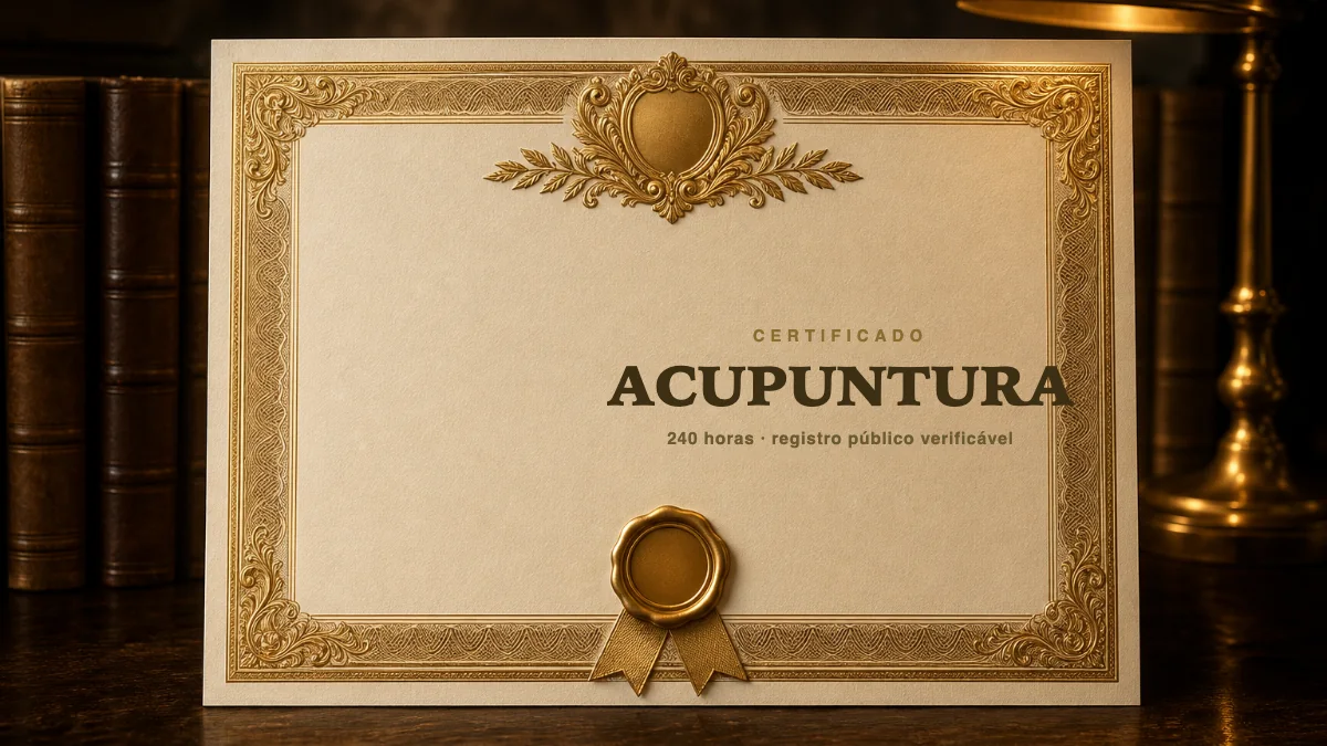 Capa do curso Acupuntura