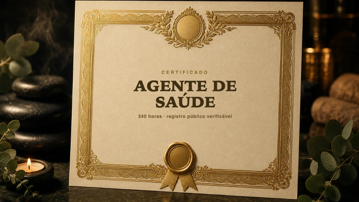 Capa do curso Agente de Saúde