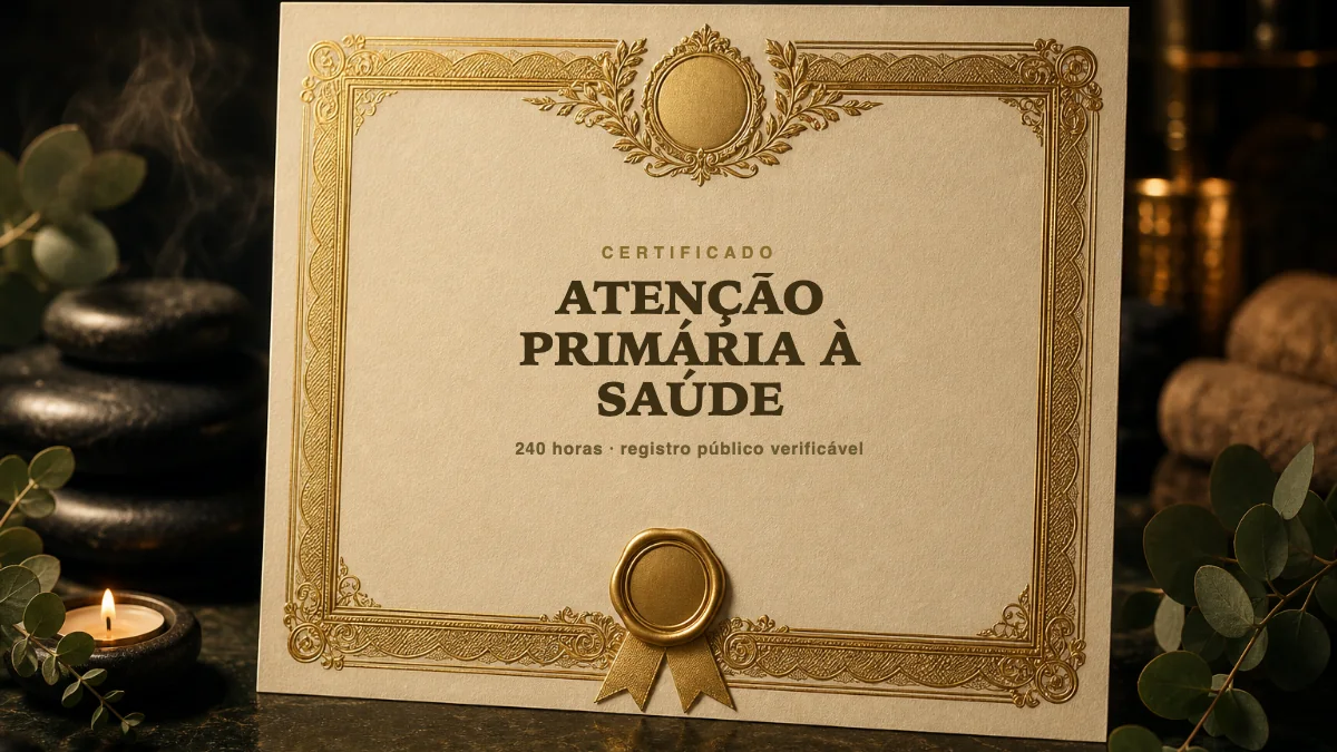 Capa do curso Curso Online de Atenção Primária à Saúde
