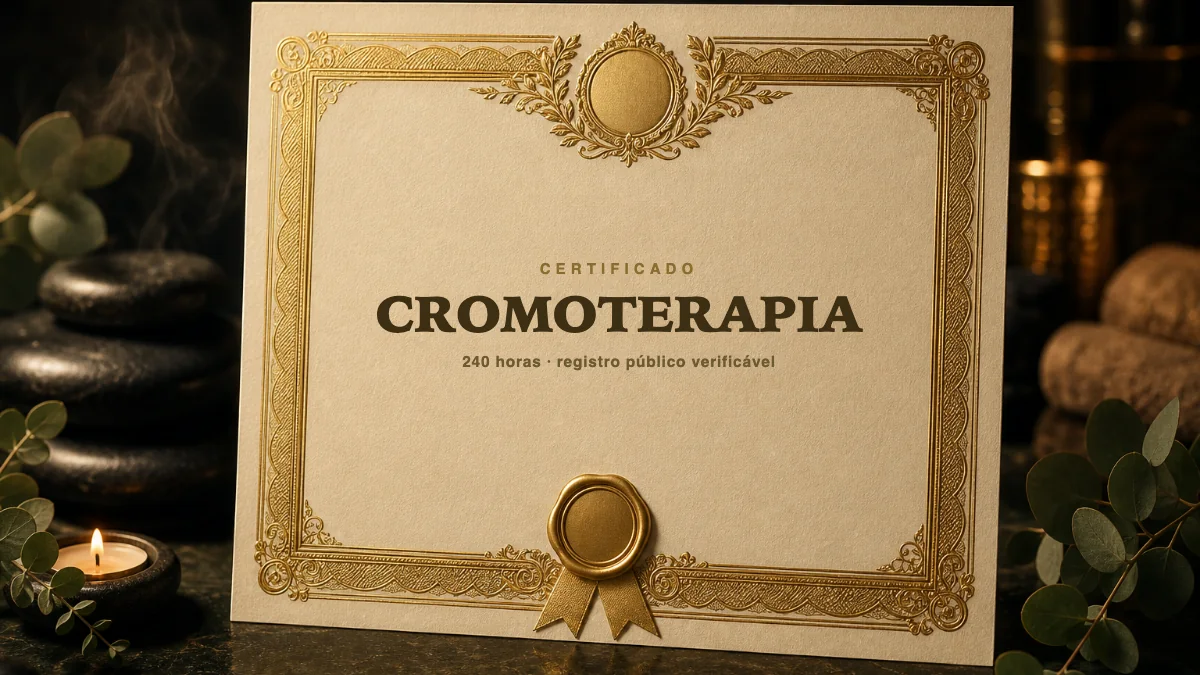 Capa do curso Cromoterapia