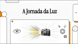 Prévia animada da videoaula "Da cena ao olhar: a jornada da luz na fotografia" do curso de Fotografia