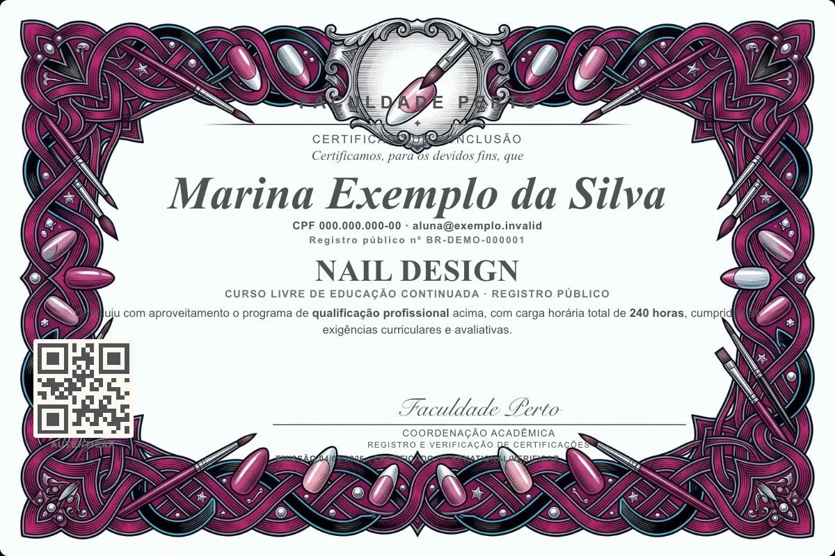 Certificado de Nail Design