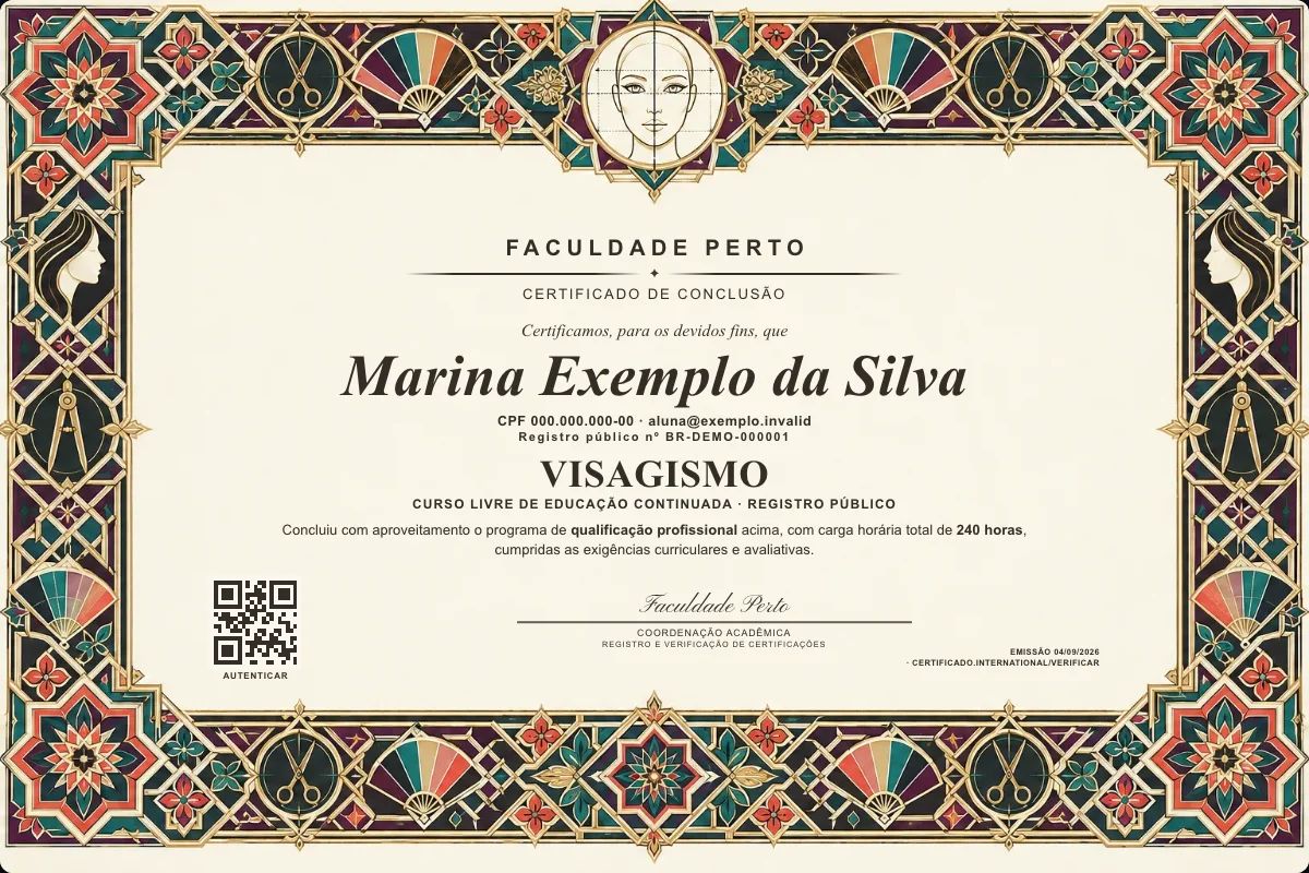 Certificado de Visagismo