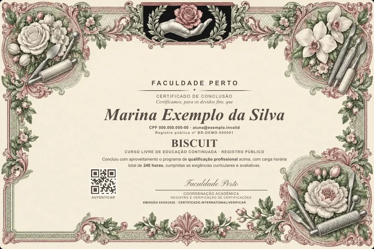 Certificado de Biscuit
