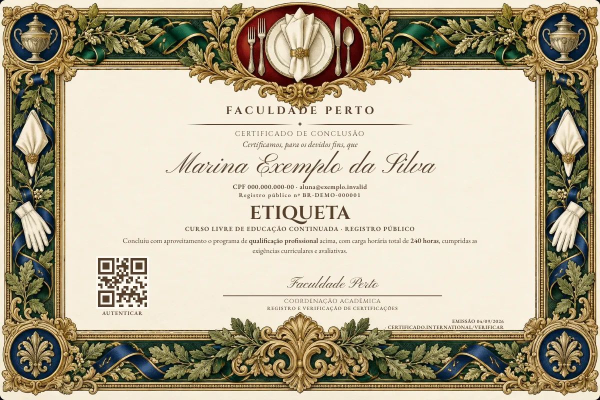 Certificado de Etiqueta