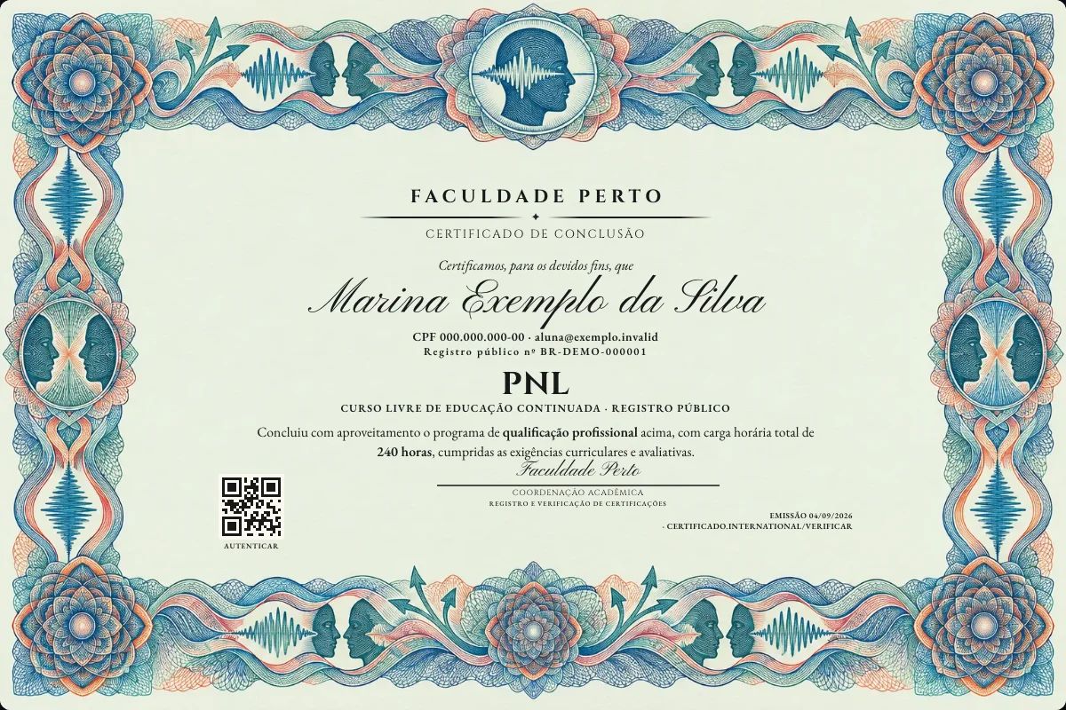 Certificado de PNL