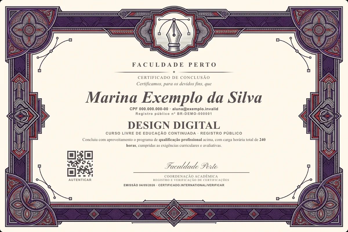 Certificado de Design Digital