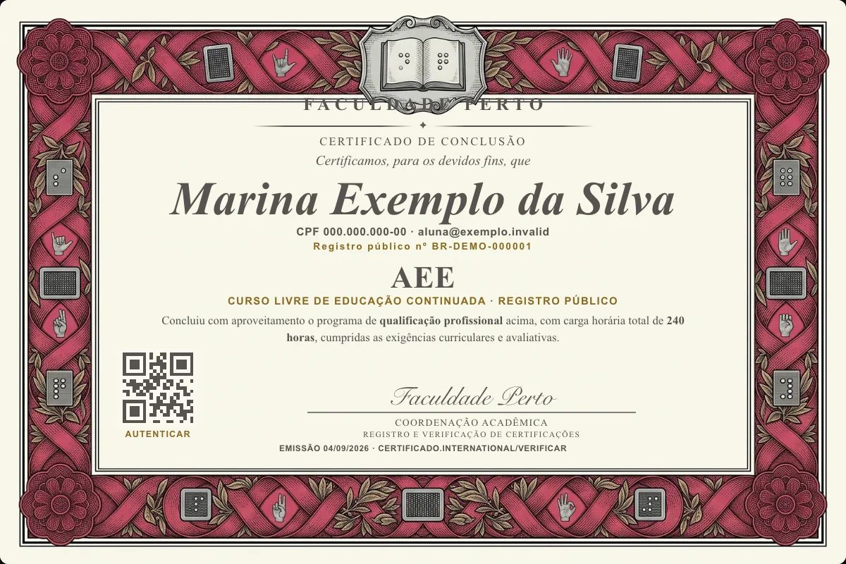 Certificado de Aee