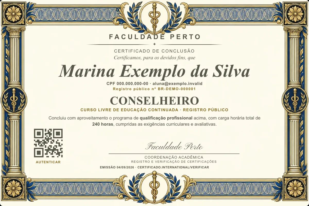 Certificado de Conselheiro