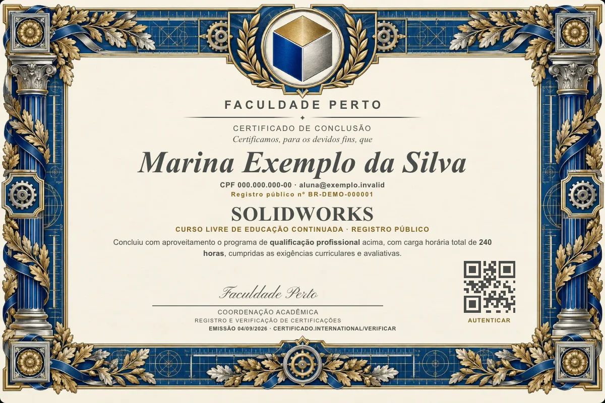 Certificado de Solidworks