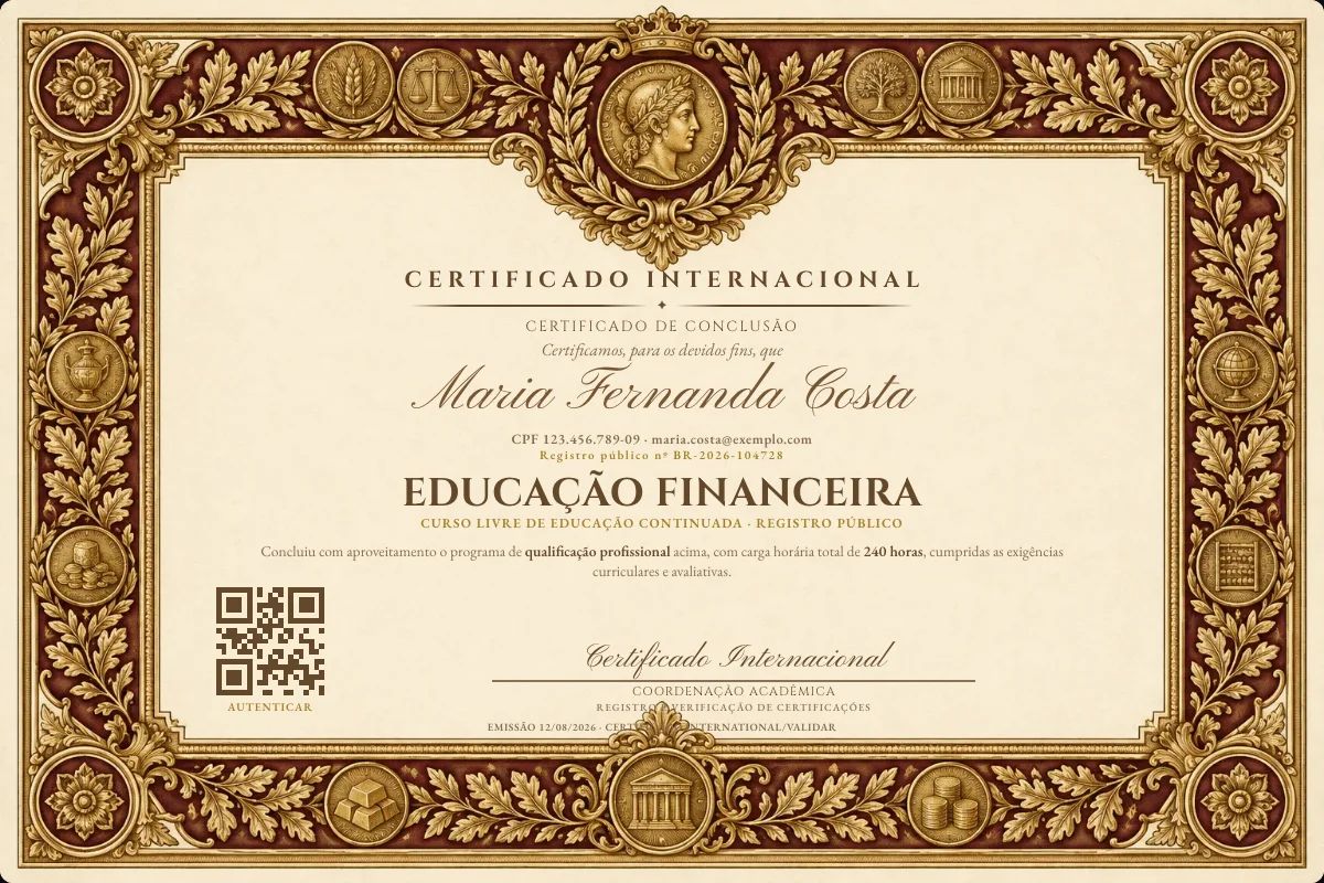 Certificado de Educação Financeira