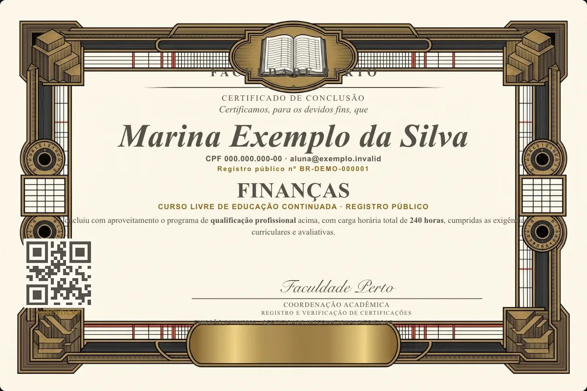 Certificado de Finanças