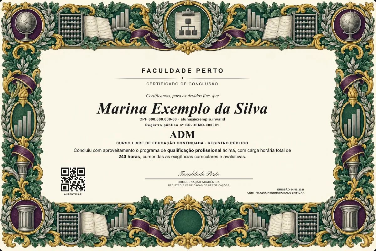 Certificado de Adm