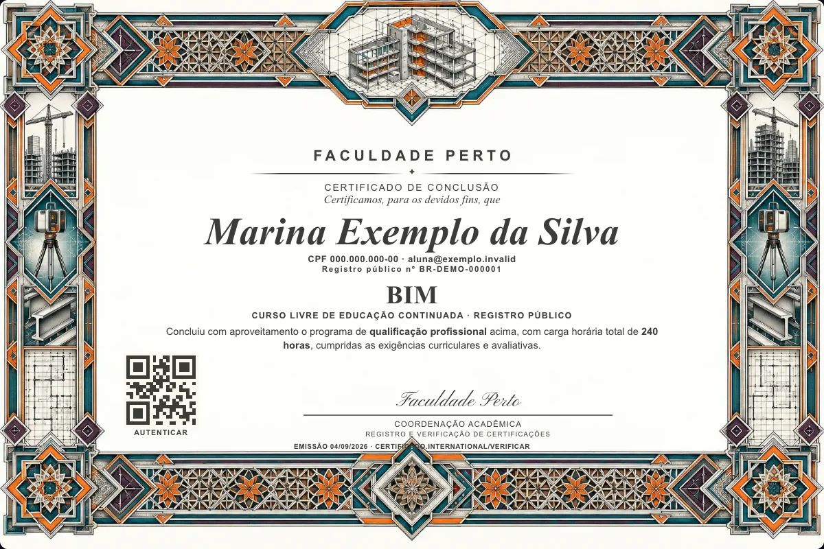 Certificado de BIM