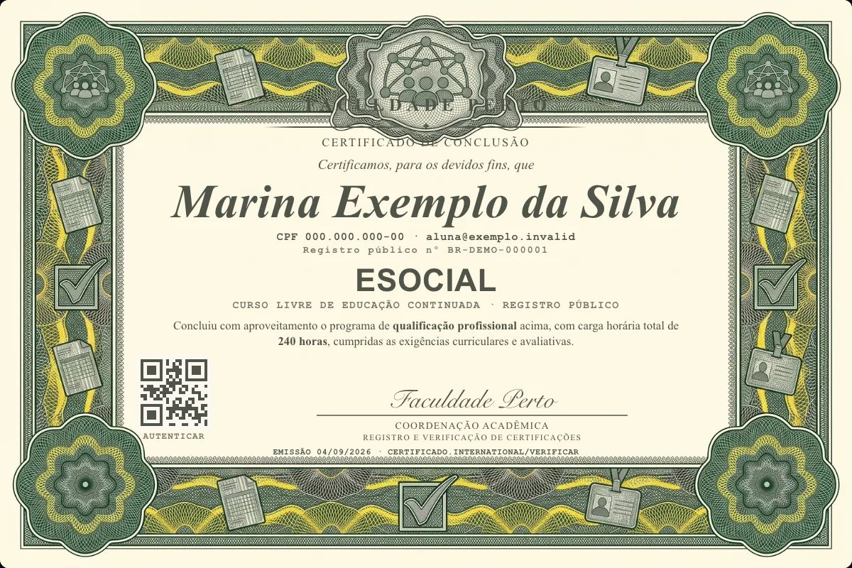 Certificado de Esocial