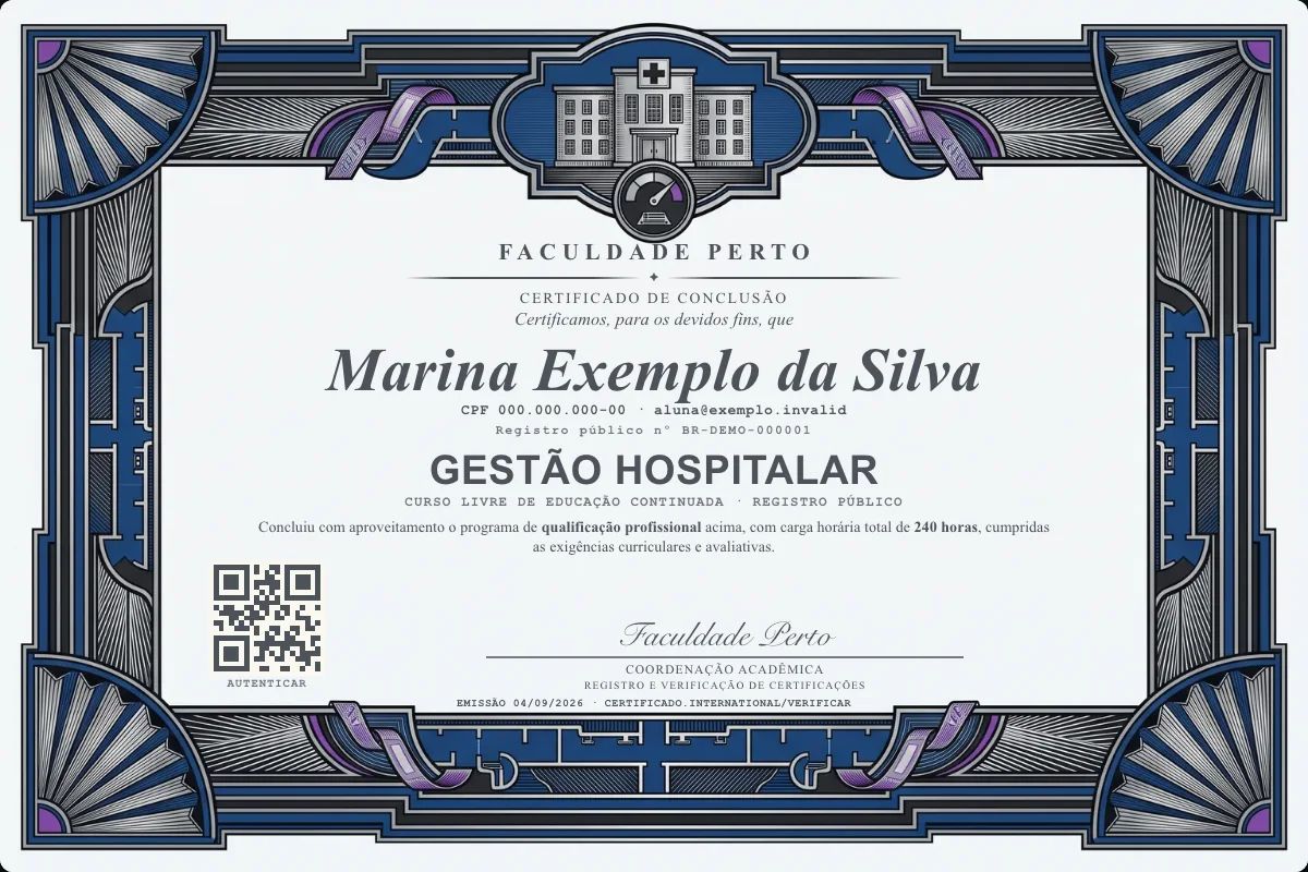 Certificado de Gestão Hospitalar