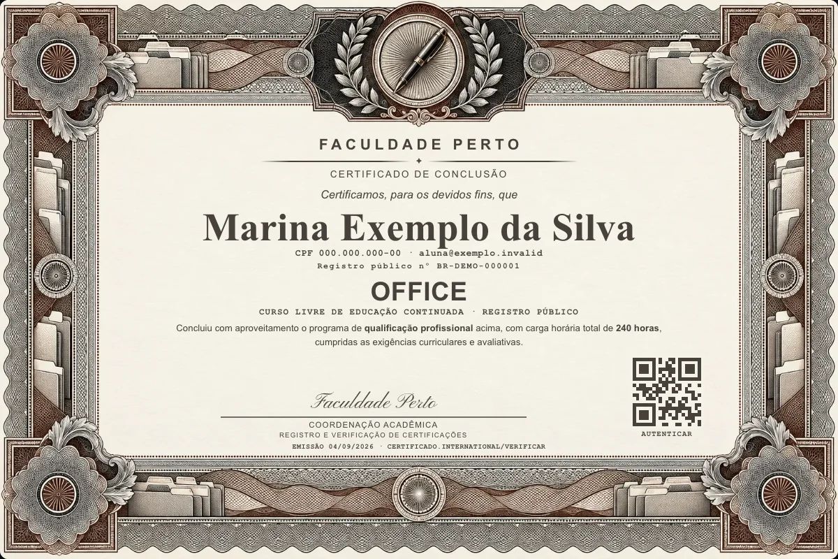 Certificado de Office