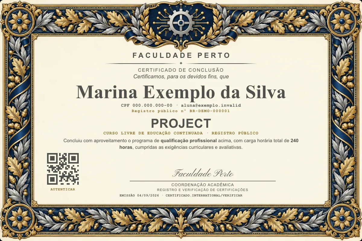 Certificado de Project