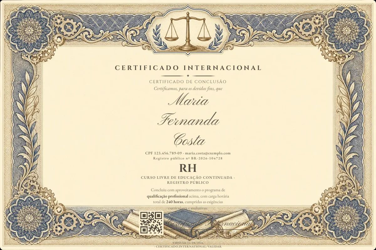 Certificado de RH