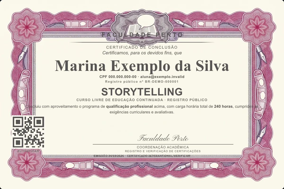 Certificado de Storytelling