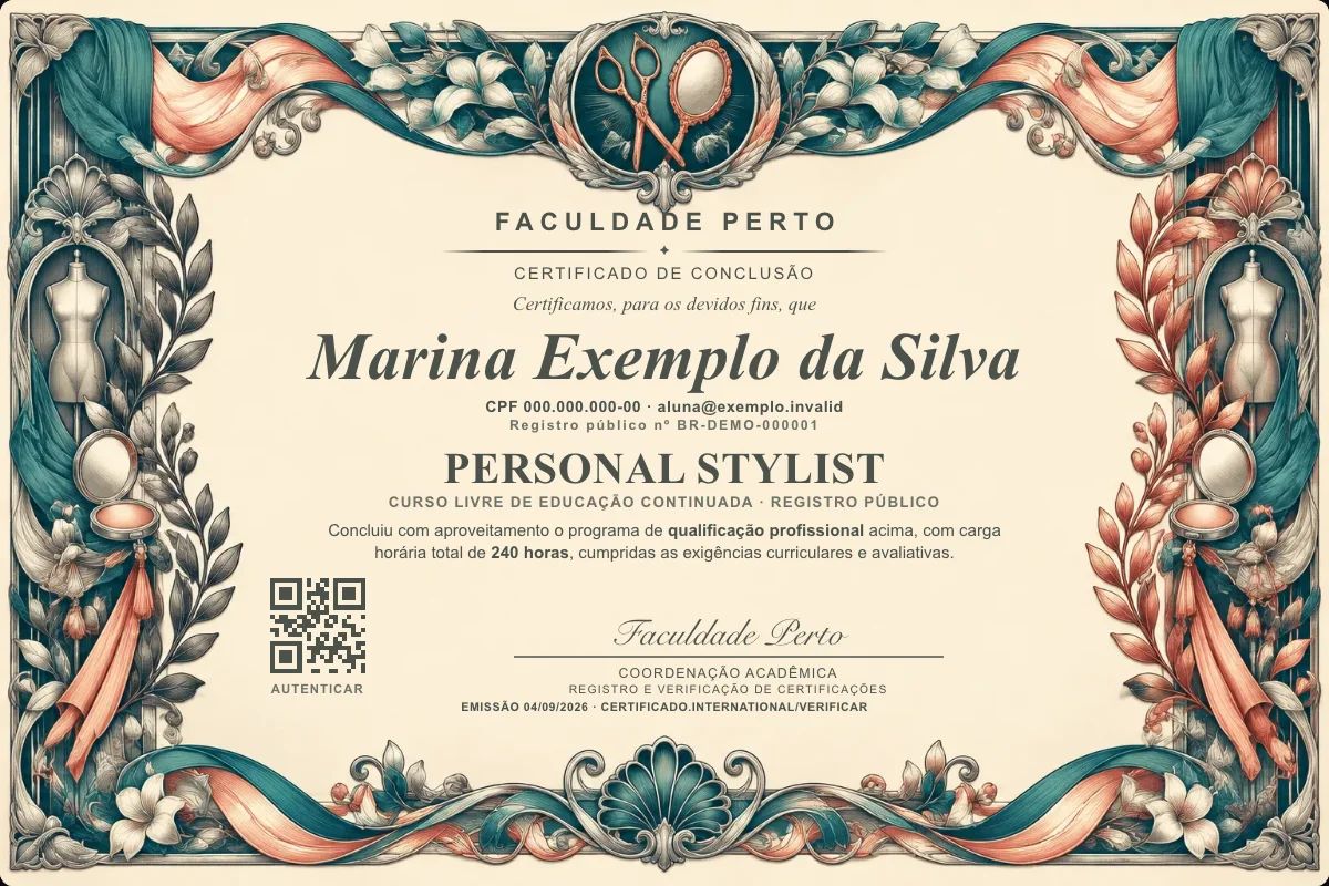 Certificado de Personal Stylist
