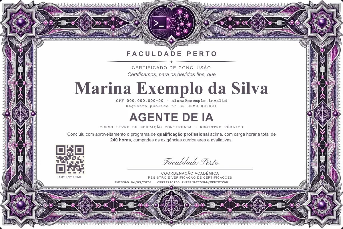 Certificado de Agente de IA