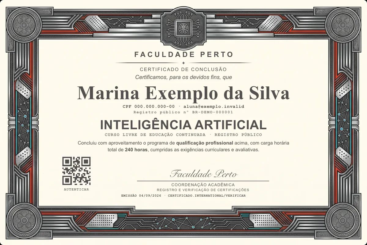 Certificado de Inteligência Artificial