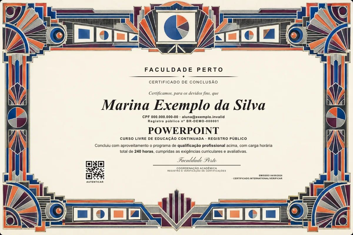 Certificado de Powerpoint