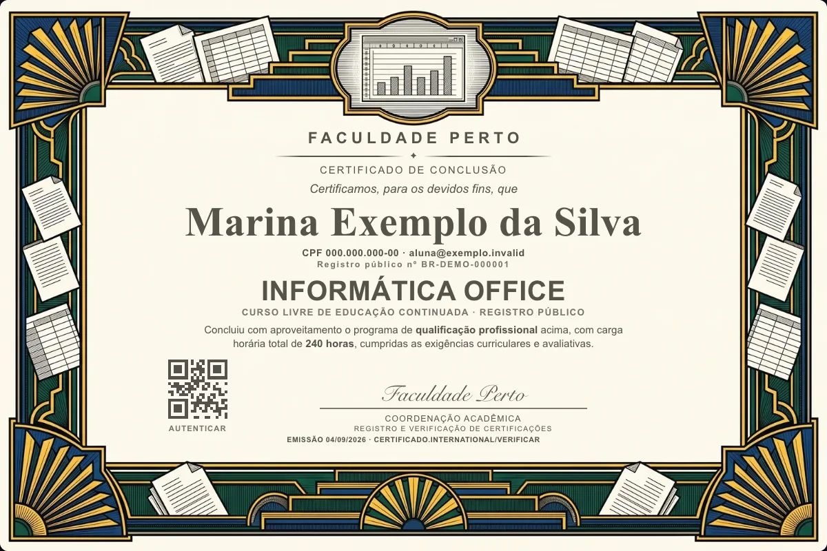 Certificado de Informática Office